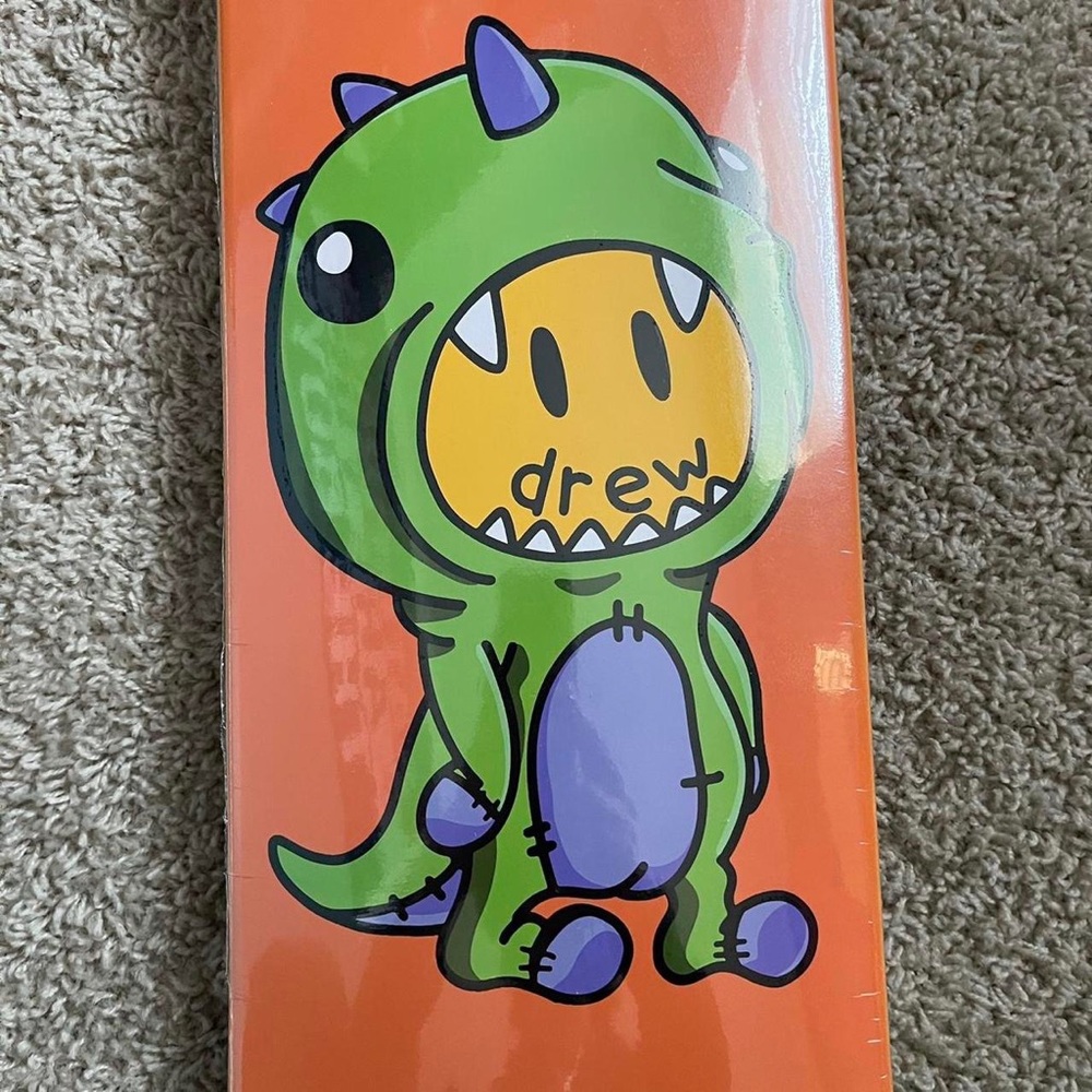Drew House/Justin Bieber Dinosaur Skateboard Deck